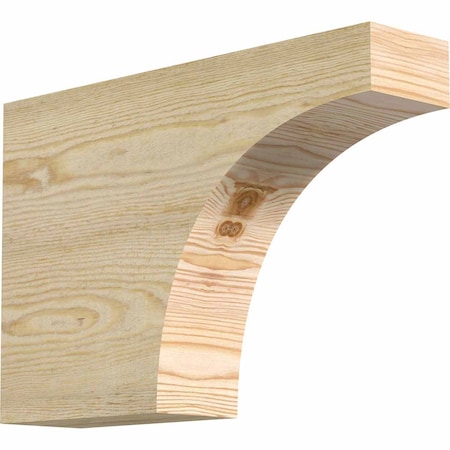 Ekena Millwork Huntington Rough Sawn Rafter Tail, Douglas Fir, 4"W x 12"H x 18"L RFT04X12X18HUN00RDF